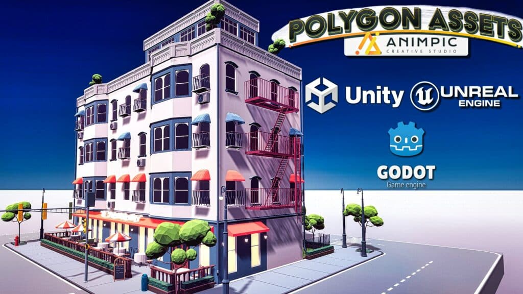 Humble Polygon Assets by Animpic Bundle for Unity and Unreal