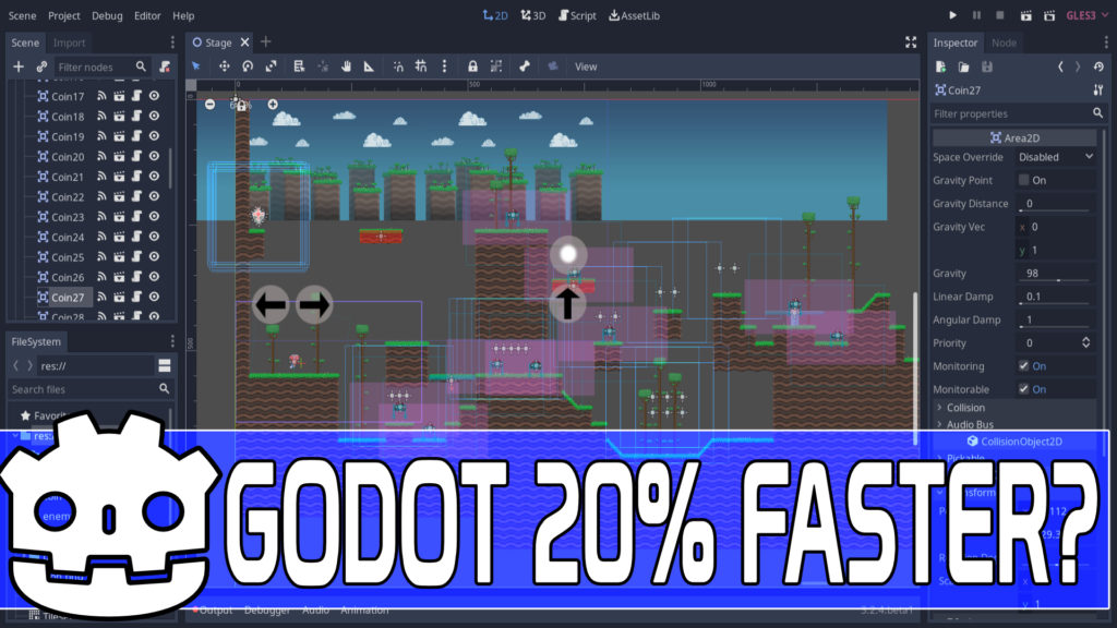 Godot 3.2.4 released with sprite batching