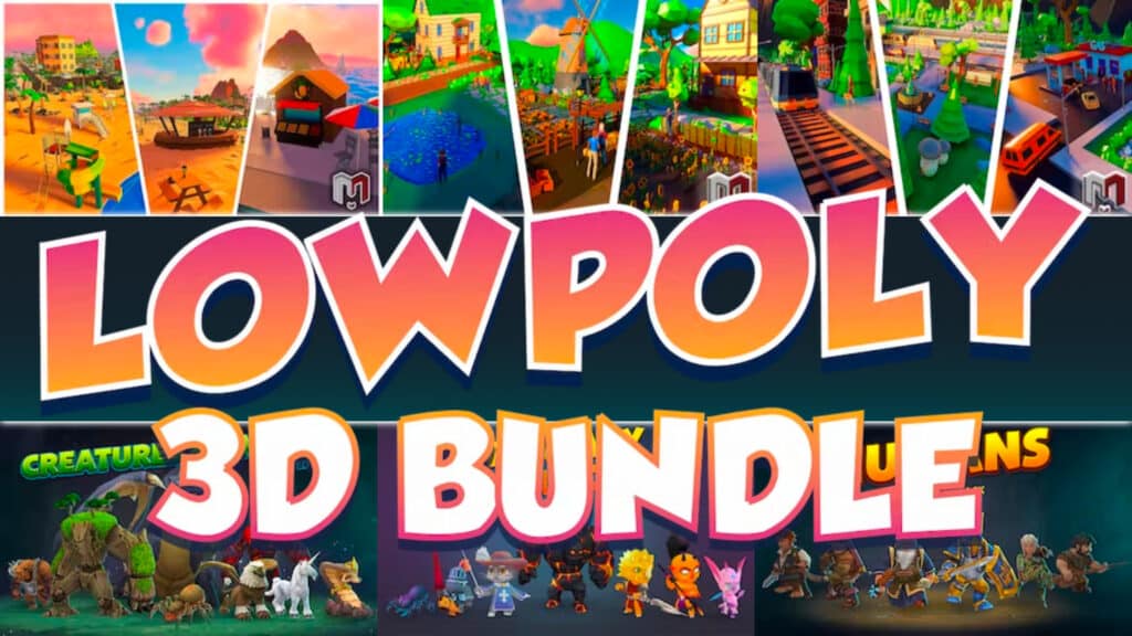 Humble Low Poly 3D Bundle Lowpoly from GameDev marketplace bundle